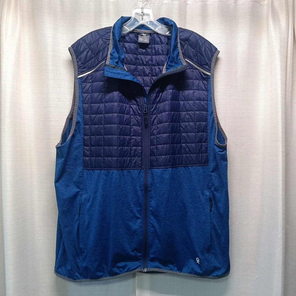 Lot of 2 Little Donkey Andy Mens Vest Softshell Hybrid Quilted Navy Blue‎ XXXL